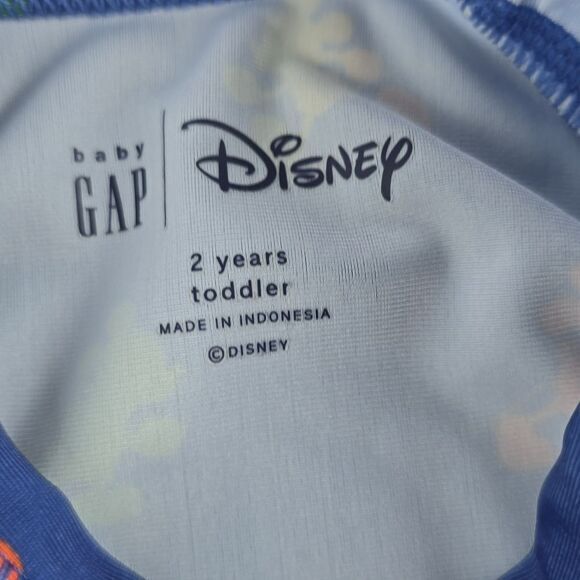 Gap Disney‎ Baby Mickey Mouse Swimsuit Set Blue Multi Toddler Size 2T - Picture 5 of 7